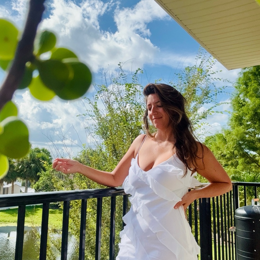Abercrombie & Fitch White Mini Dress